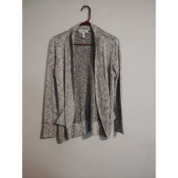 Aeropostale Sweaters - Aeropostale Women's Gray Space Dye Open Front Cardigan Pockets Size Medium